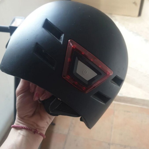 Turbo-X helmet with led light like new