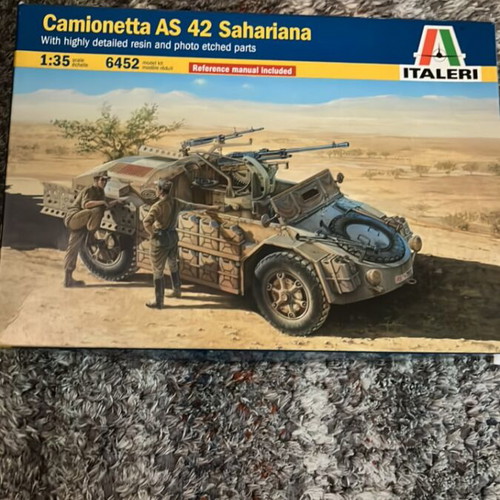 Model Camionetta AS 42 Sahariana 1/35 new from Italeri