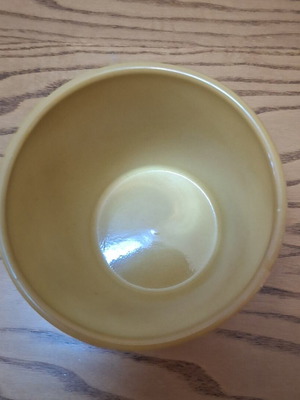 Ceramic yellow flowerpot new