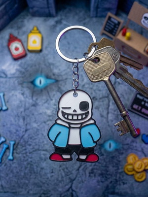 Sans Undertale 3D printed keychain