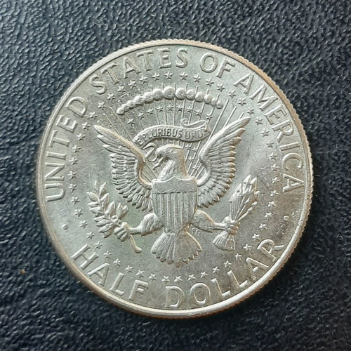 USA Half Dollar 1967 Kennedy silver 0.400 coin