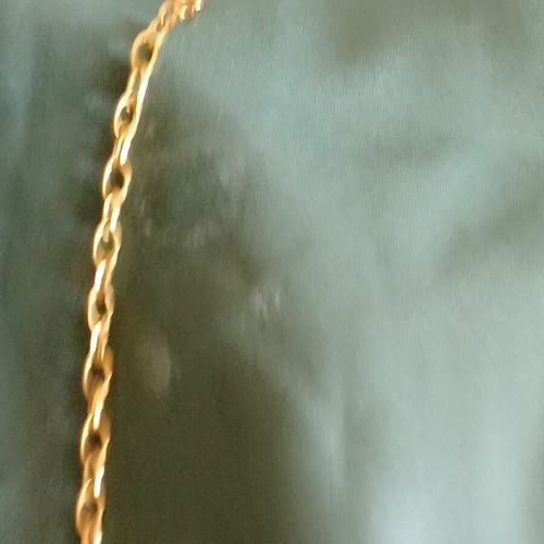 Handmade necklace and earrings set, new, copper-zinc alloy