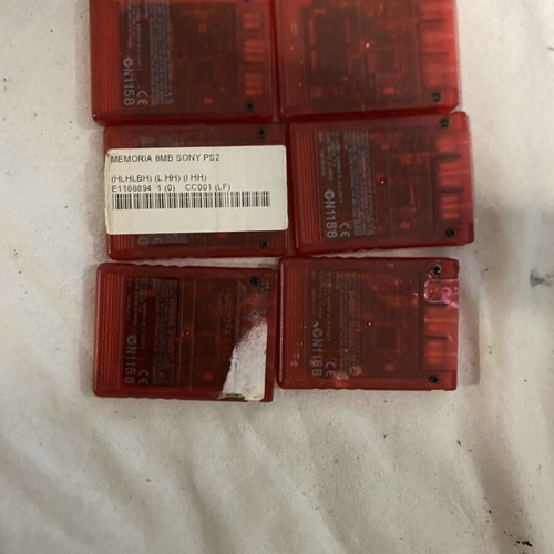 Memory cards for PlayStation 2 like new, pack of 6