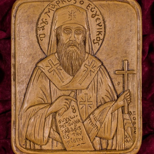 St. Mark the Noble Icon made of wax, mastic and incense