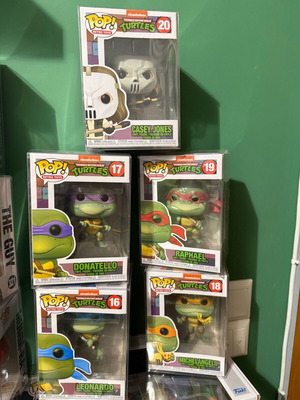 Funko Pop! TMNT Retro Toys σετ #16-20 Χελωνονιντζάκια