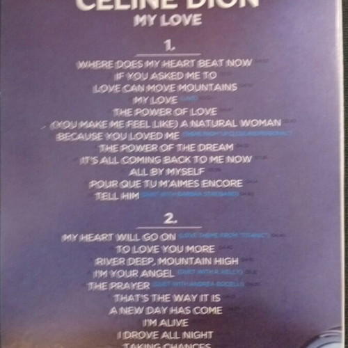 Celine Dion My Love Ultimate Essential Collection 2 CD like new