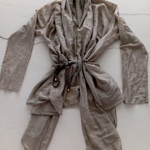BSB shirt like new cigar color with belt, size S
