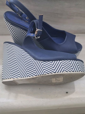 Women's platforms used, size 38