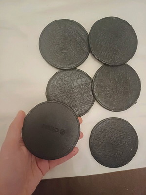 Coasters for glasses used