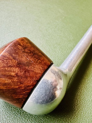 Vintage Ronson pipe from 1960s, used, aluminum body