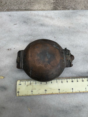 Brass Lime Paste Container like new