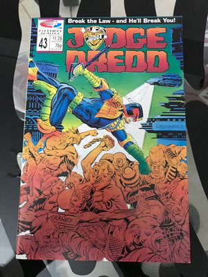 Judge Dredd The New Look 43 Eagle Comics 1986 new