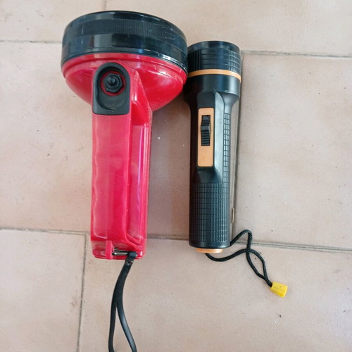 Flashlights used, two together in good condition