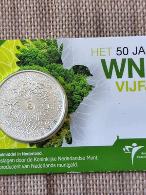 5 Euro coin new for the 50th anniversary of the World Wildlife Fund 2011