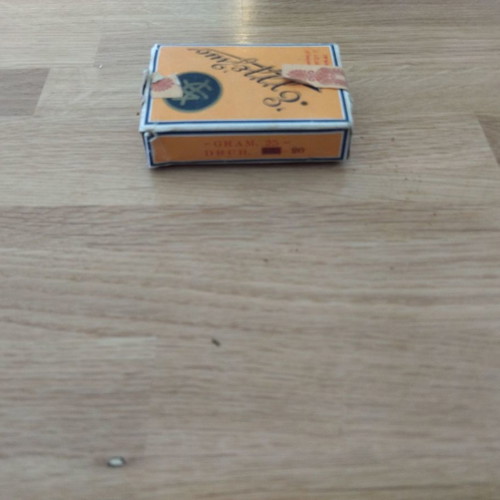 English pipe tobacco pack 80s open, rare
