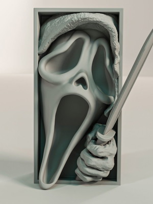 Scream wall mount like new