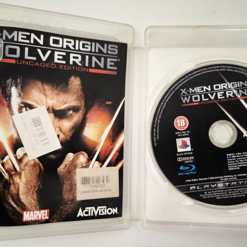 X-Men Origins: Wolverine Uncaged Edition PS3 game