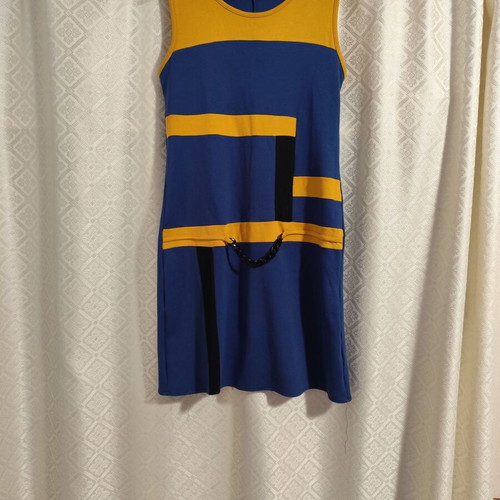 Batida dress multicolored like new made of viscose