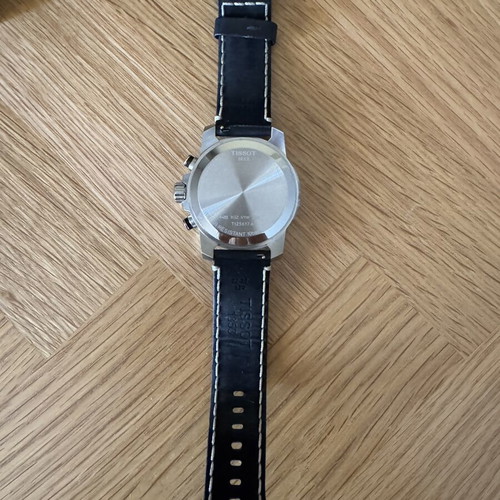 Tissot Supersport Chrono Quartz watch like new, black, men's