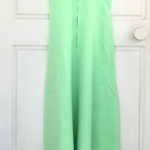Maxi dress handmade, mint color, like new, size S/M