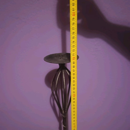 Floor candle holder handmade like new 70cm height