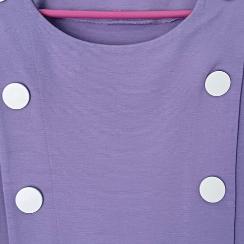 Moschino short-sleeve blouse used in purple lilac color size S