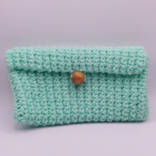 Handmade knitted bag - toiletry case new