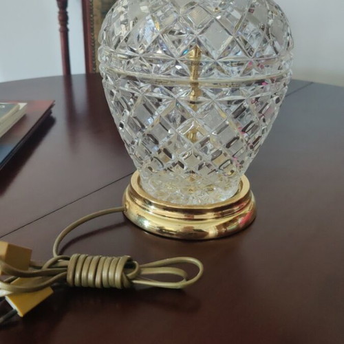 Crystal lamp like new, unused