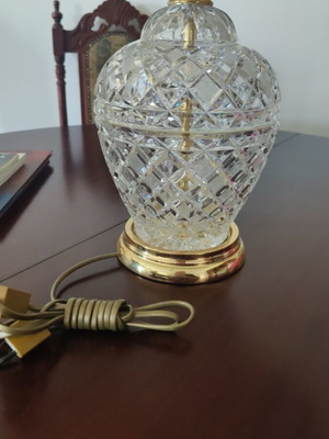 Crystal lamp like new, unused
