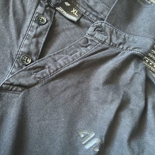 4F Polo shirt black XL like new, short sleeve