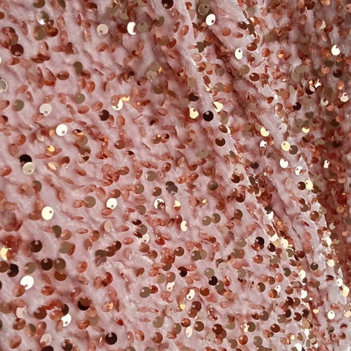 Formal shiny mermaid dress pink gold, like new, size S