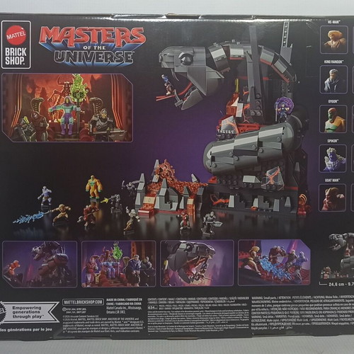 Mattel Brick Shop Masters of the Universe Clash at Snake Mountain set new