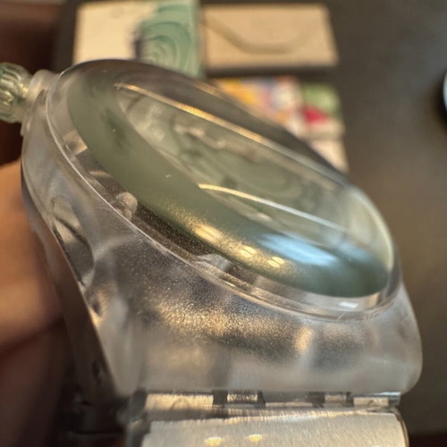 Swatch The Beep 211 vintage watch like new, unisex, grey and green