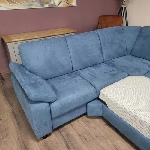 Blue fabric corner sofa with sleep function MM-ZE1059 new