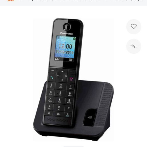 Panasonic cordless phone like new, black