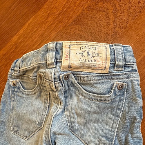 Ralph Lauren jeans for 2 years old used, authentic