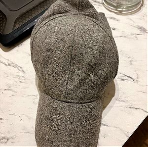 TOPMAN baseball cap βαμβακερό γκρι ( one size fits all )