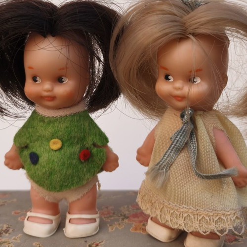 Tin Tan doll set of 4 used, vintage Famosa 1960s