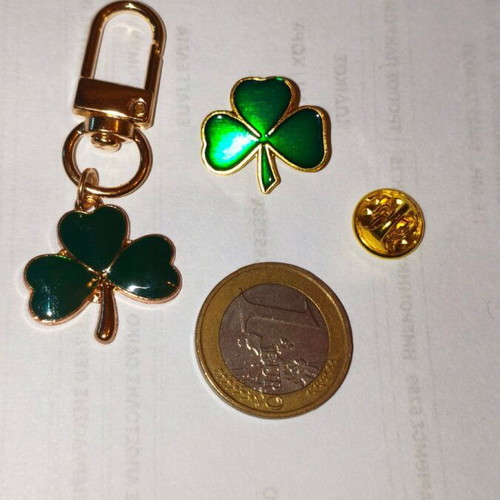 Panathinaikos set of 4 pieces with embroidered shamrock badge
