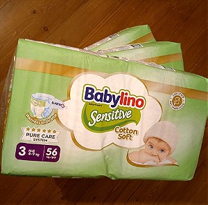 Babylino sensitive No3 3x56πανες