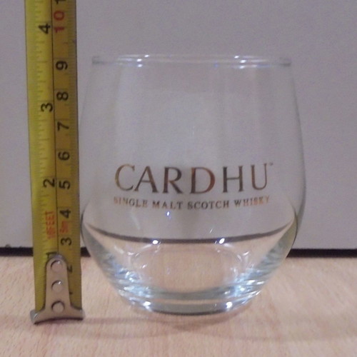 Cardhu scotch whisky promotional set of 2 glasses used