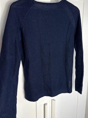 Woolen women's blouse blue medium used