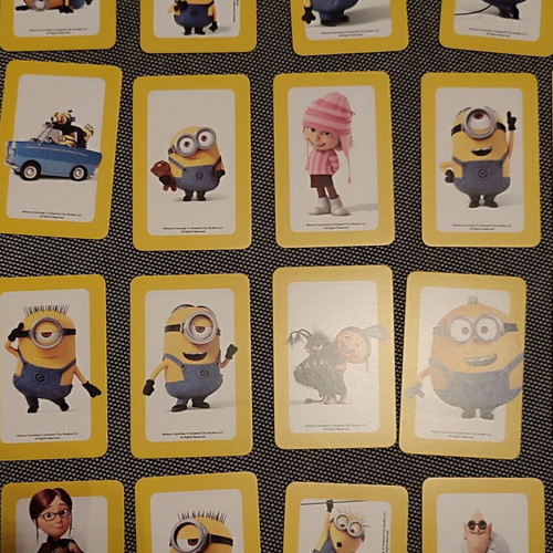 Minions memory cards new edition, 24 pieces, new