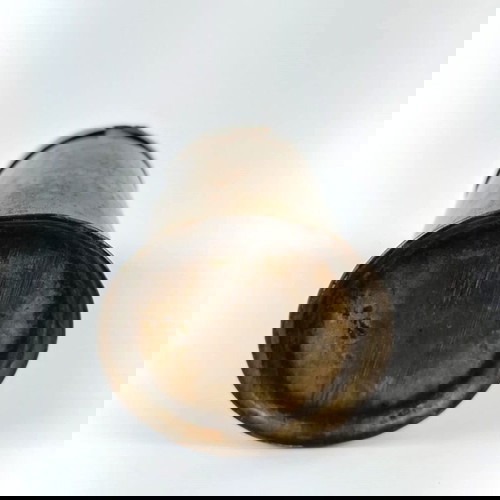 Αντίκα μπρούτζινη ζαχαριέρα μεταχειρισμένη, εσωτερικά γανωμένη