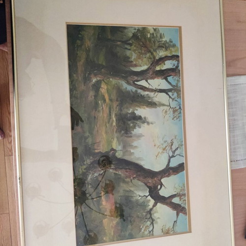 Oil paintings by Tasos like new, framed set or single