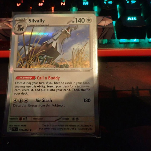 Silvally Pokemon card 070/084 Mega Evolution Pitch Black