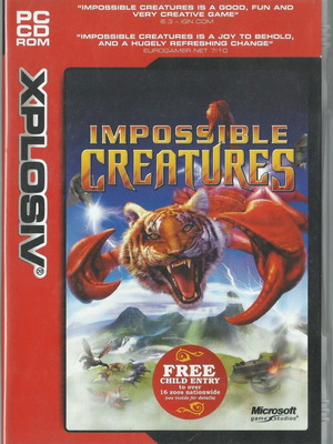 Impossible Creatures PC CD-Rom game like new