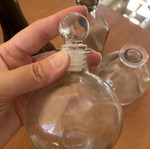 Glass bottles for decoration, assorted set