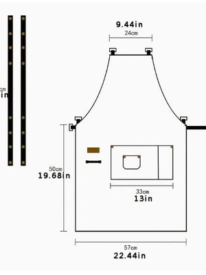 Work apron 46/2 new