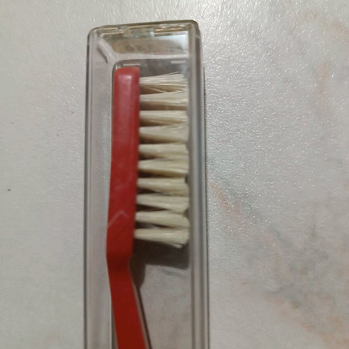 Vintage toothbrush sealed new with natural bristles
